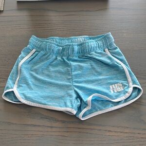 Justice Kids Light Blue Sporty Shorts
